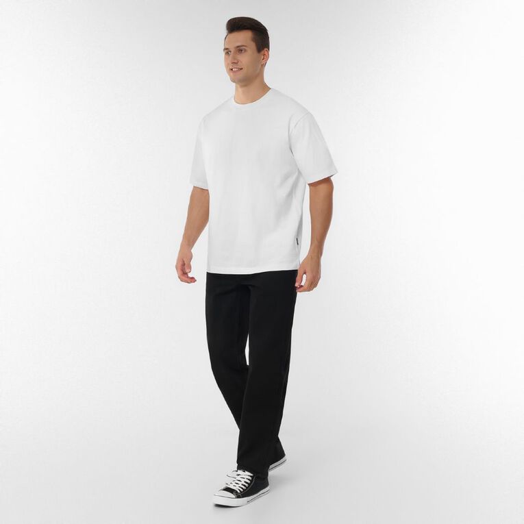 Garage Men's Heavyweight Boxy Tee, White, hi-res