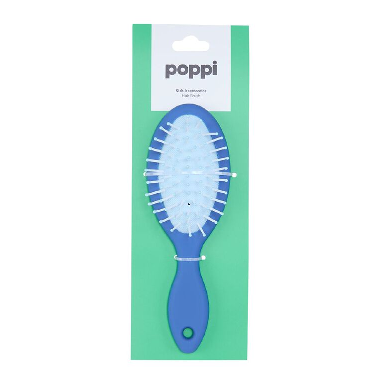 Poppi Kids Small Hair Brush Blue, , hi-res