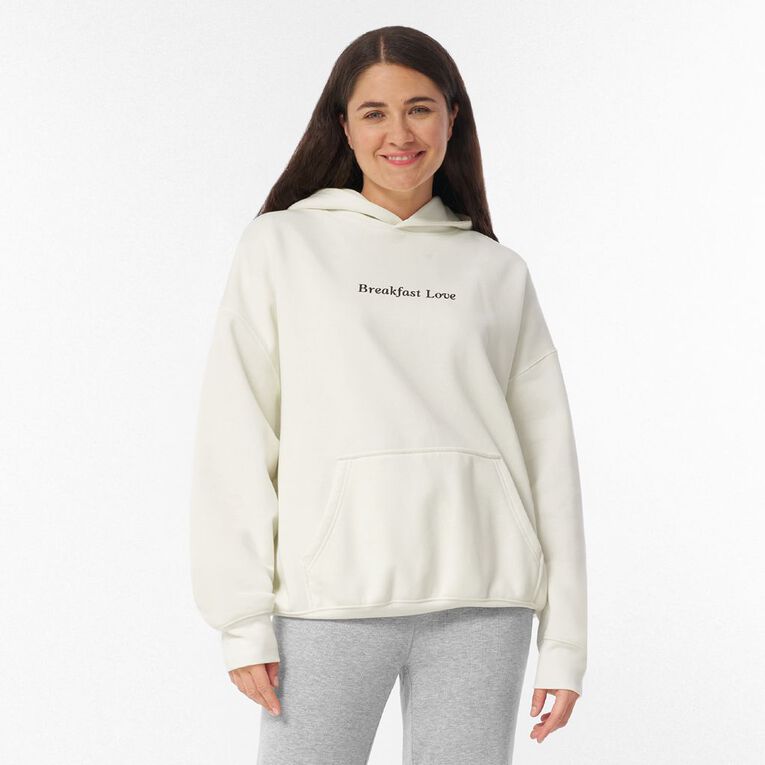 H&H Women's Lounge Hoodie, White, hi-res