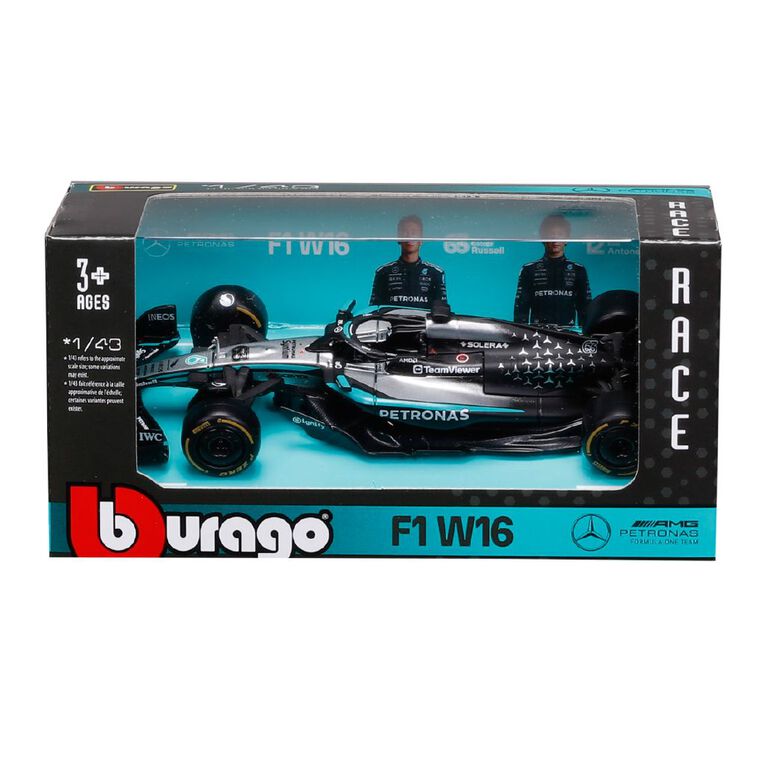 Bburago Mercedes Racing MCL F1 1:43 #81 George Russell, , hi-res