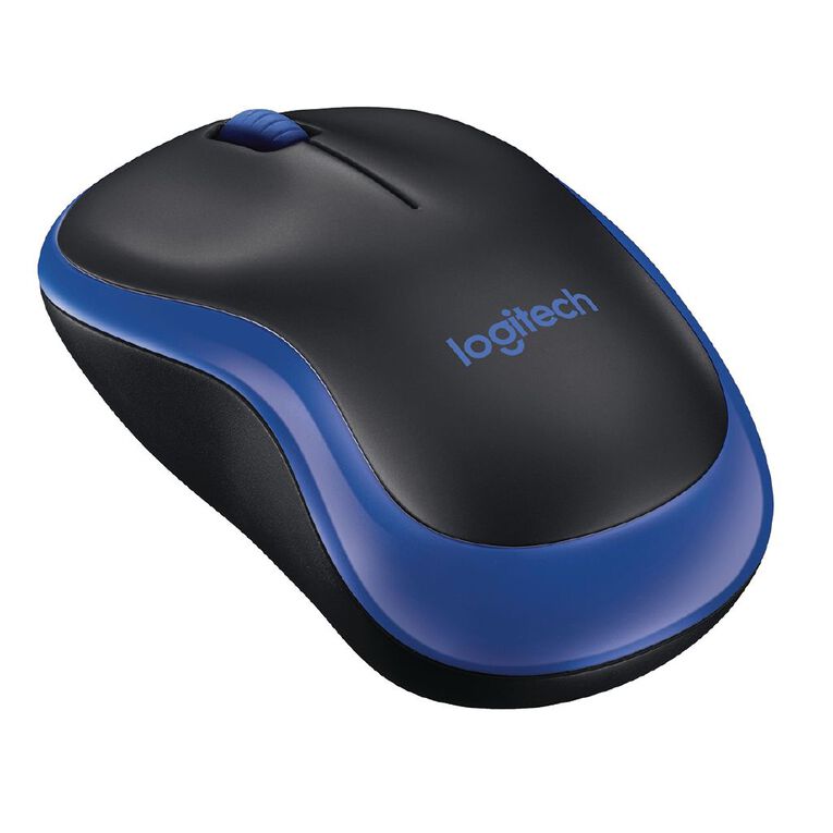 Logitech M185 Wireless Mouse Blue Mid, , hi-res
