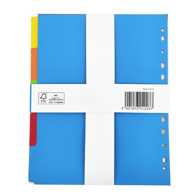 WS X Wide Coloured Dividers, , hi-res
