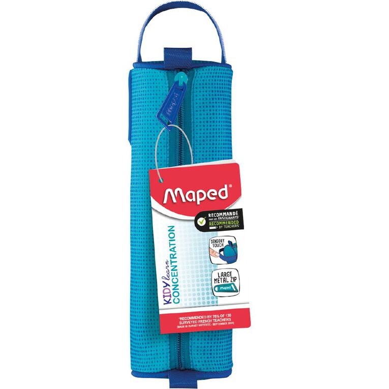 Maped Kidy Learn Concentration Pencil Case Blue, , hi-res