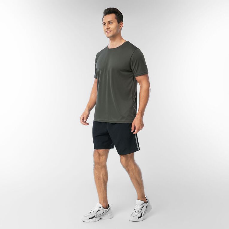 Active Intent Men's Active Mesh Tee, Grey Dark, hi-res