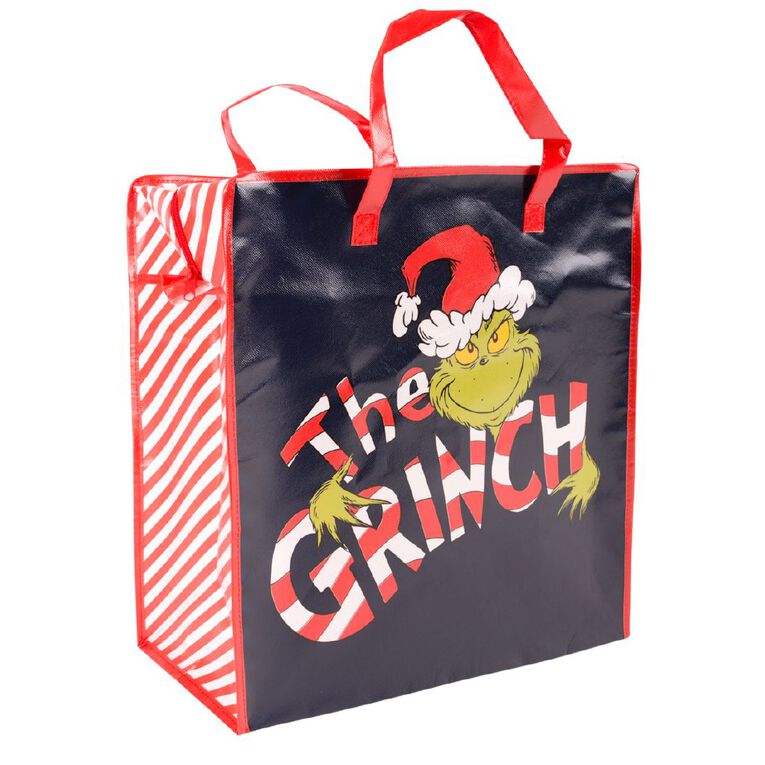 Grinch Jumbo Shop Bag Navy, , hi-res