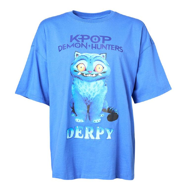 KPop Demon Hunters Women's Tee, Blue Mid, hi-res