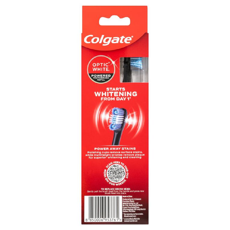 Colgate Optic White Pro Power Refill 2 Pack, , hi-res