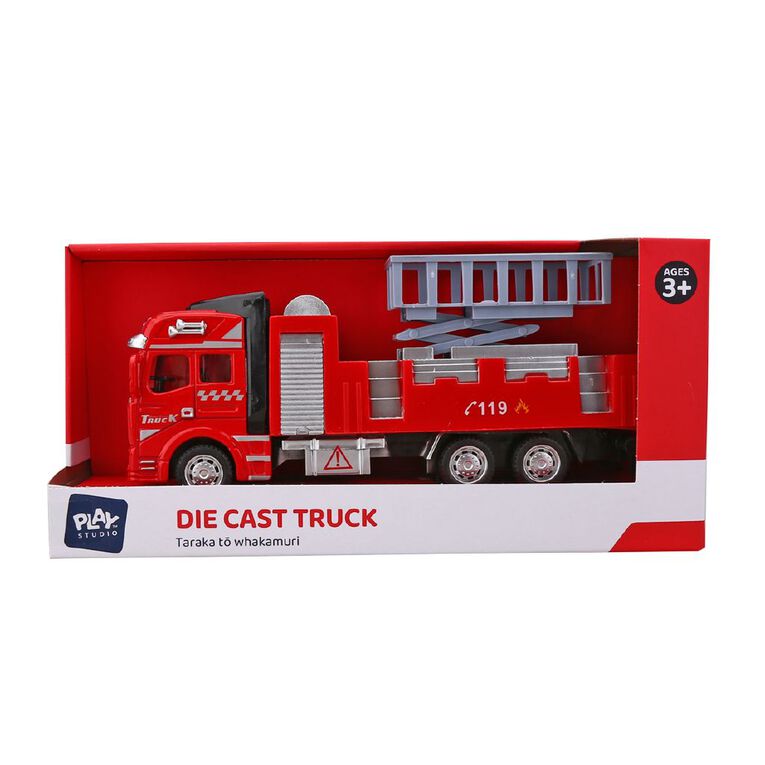 Play Studio Die-Cast Pull Back Truck Assorted, , hi-res