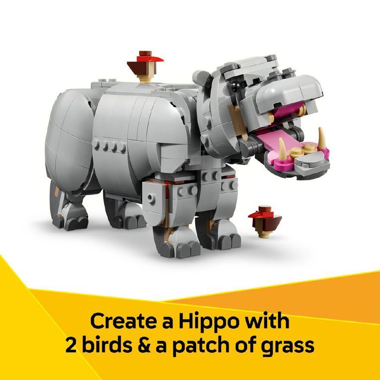 LEGO CREATOR Wild Animals Majestic Rhino With Birds 31171, , hi-res