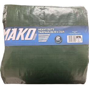 Mako Tarpaulin 140gsm 20ft x 24ft