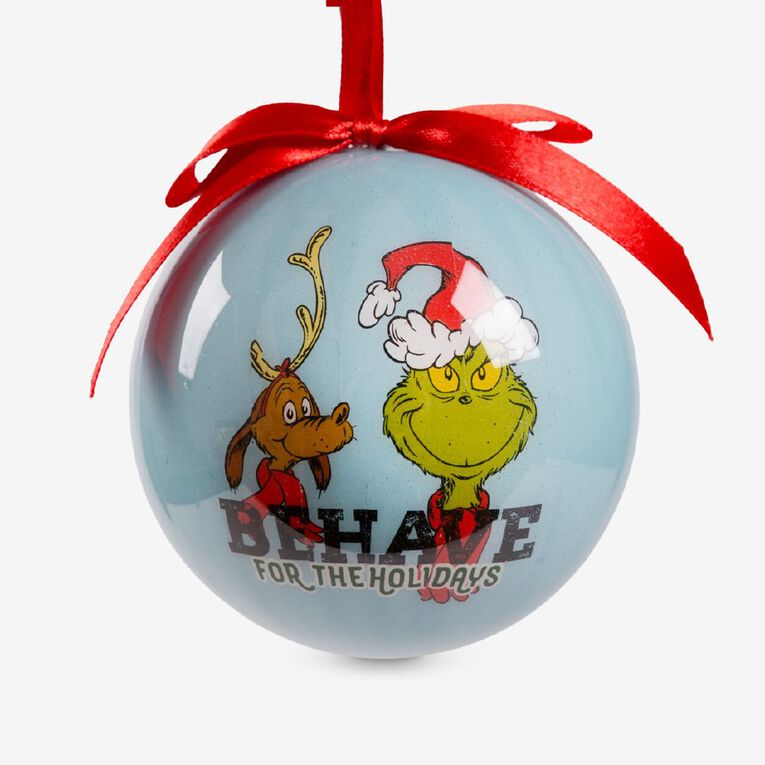 Grinch Baubles 6 Pack, , hi-res