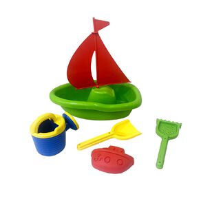 Active Intent Play Beach Boat Set 6 Piece