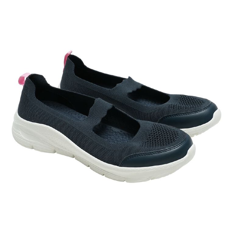 H&H Women's Iris Trainers, Navy, hi-res