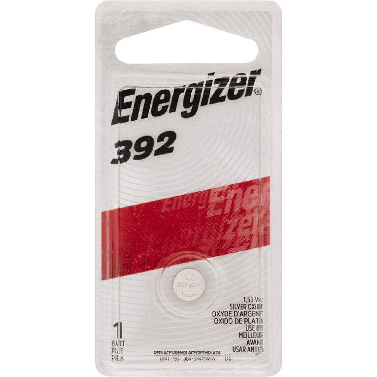 Energizer Silver Oxide Watch Battery 392BP1 1.5 Volt, , hi-res