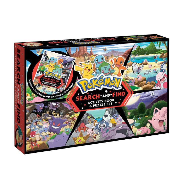 Pokemon: Search-And-Find Activity Book & 200 Piece Puzzle Set, , hi-res