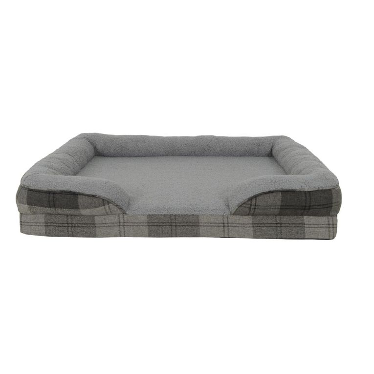 Petzone Plaid Rectangular Bed Large, , hi-res