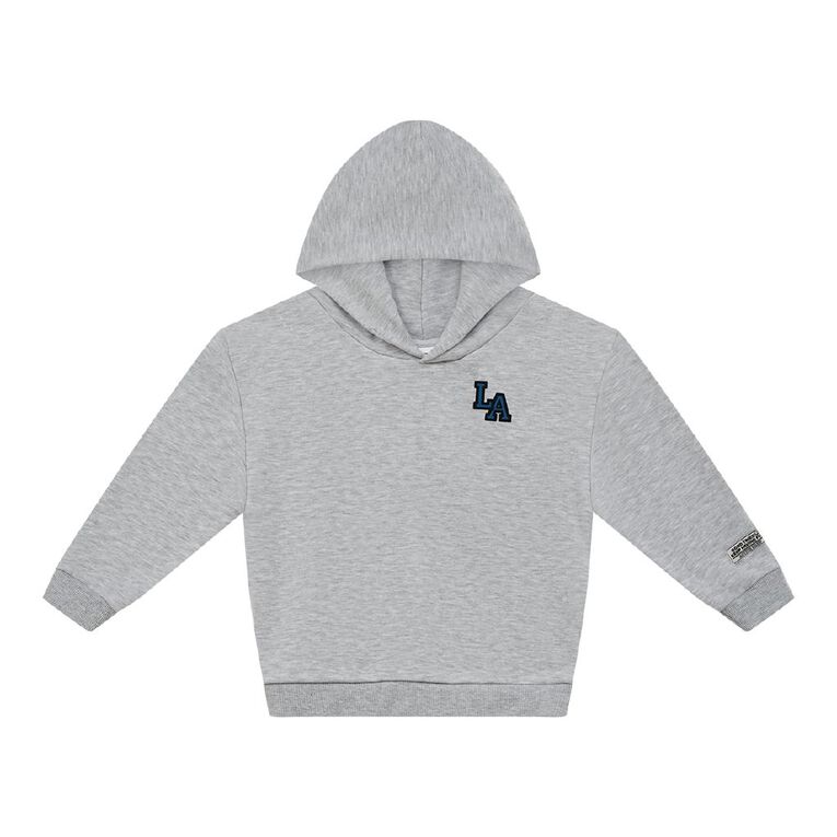 Young Original Cosy Pullover Hoodie, Grey Mid LA, hi-res