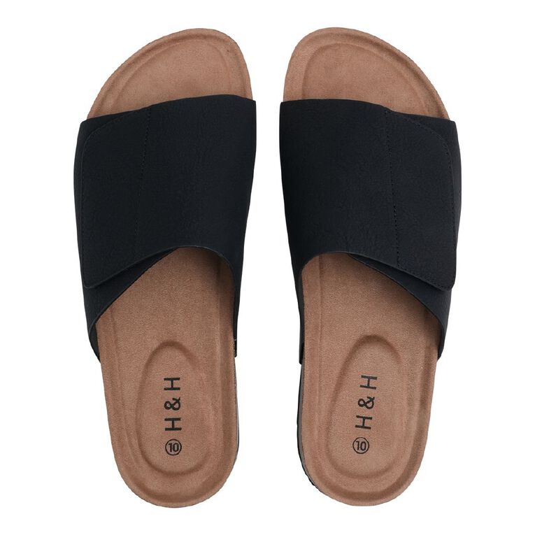 H&H Men's Miles Sandals, Black, hi-res
