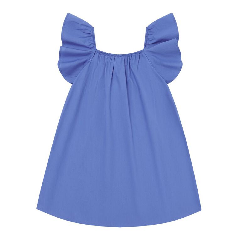 Valeria Butterfly Sleeve Dress Dark Blue