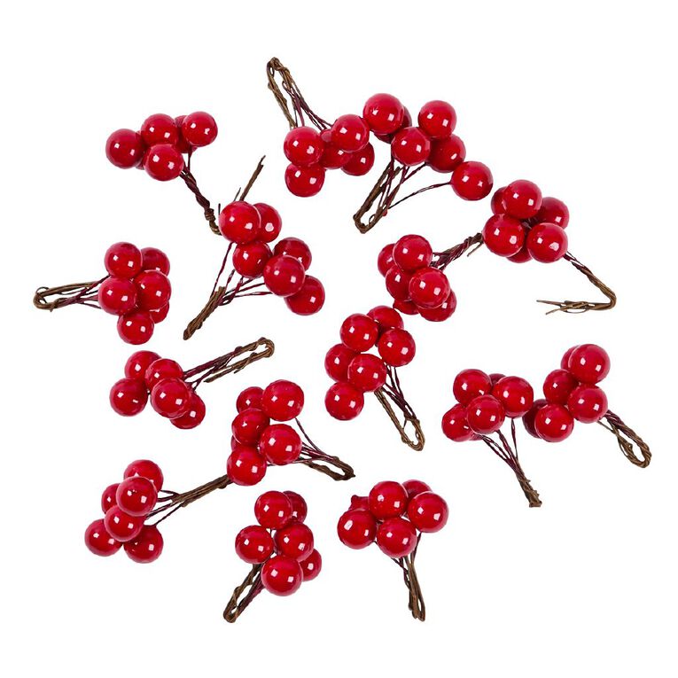 Wonderland Novelty Berry/Pine Christmas Craft Pieces Assorted, , hi-res