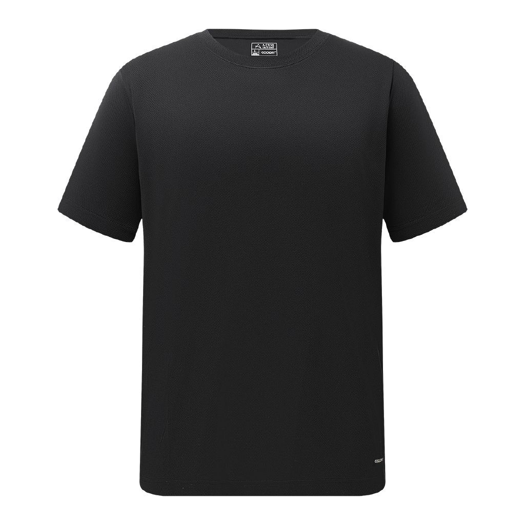 Active Intent Men's Cooldry Tee Black | The Warehouse