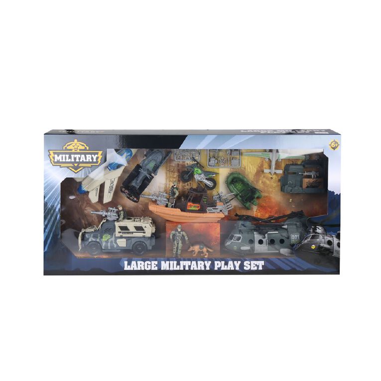 Play Studio Large Military Play Set, , hi-res