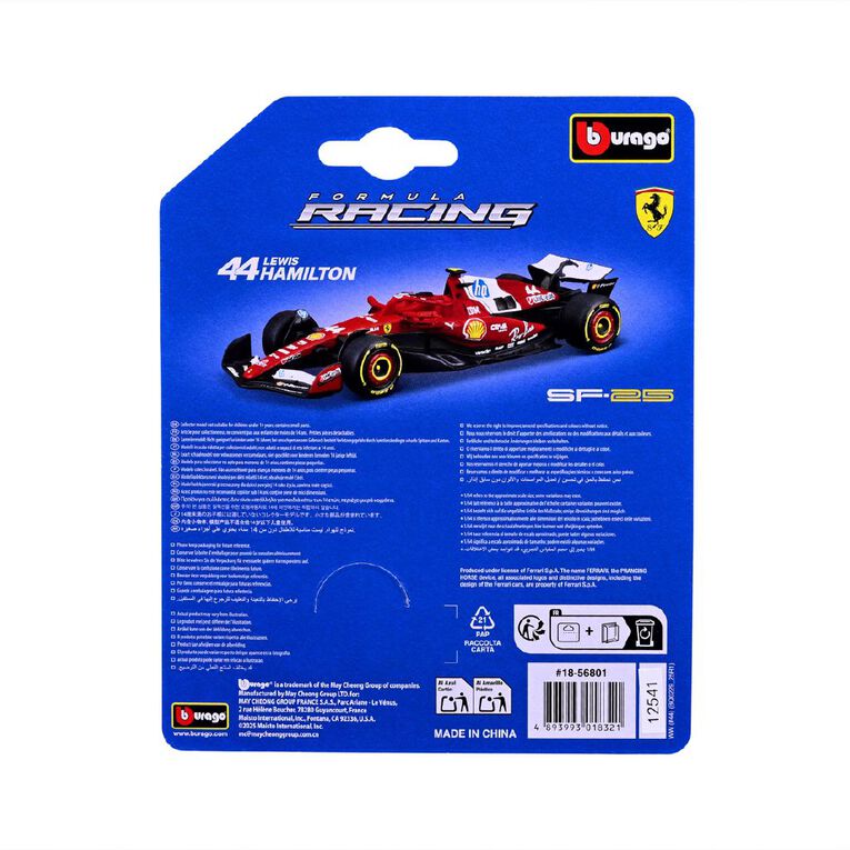 Bburago F1 1:64 Die Cast Teams Assorted, , hi-res