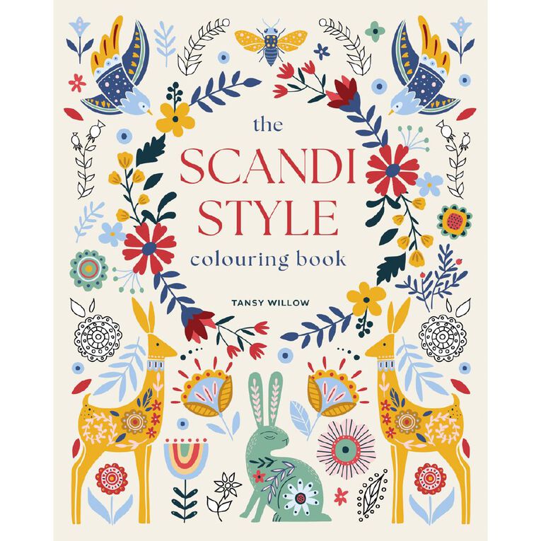 The Scandi Style Colouring Book by Tansy Willow, , hi-res
