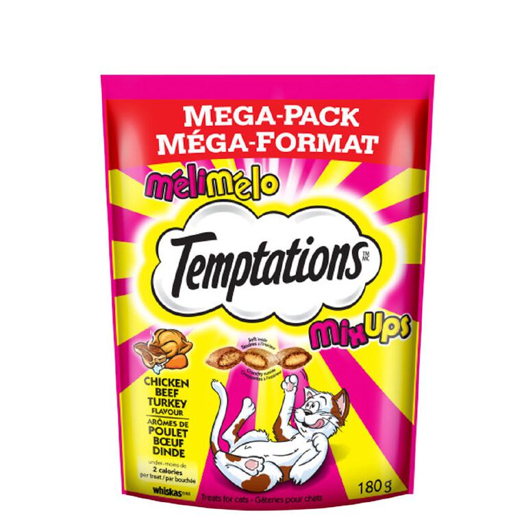 Temptations Mix Ups Chicken Beef & Turkey Mega Pack Cat Treats 180g