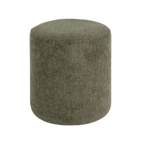 Living & Co Round Ottoman Green