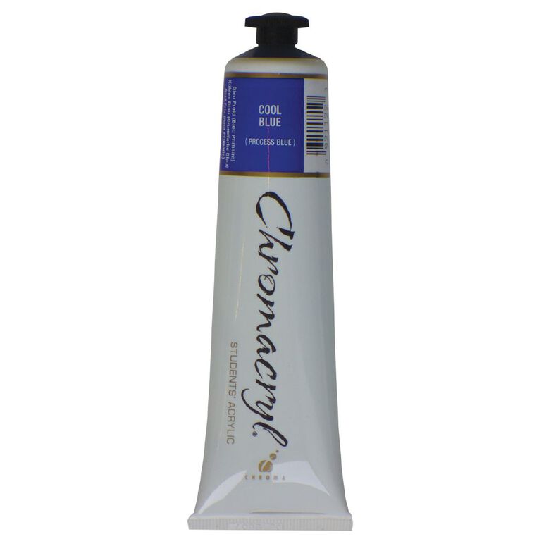 Chromacryl Acrylic Paint Cool Blue 75ml, , hi-res