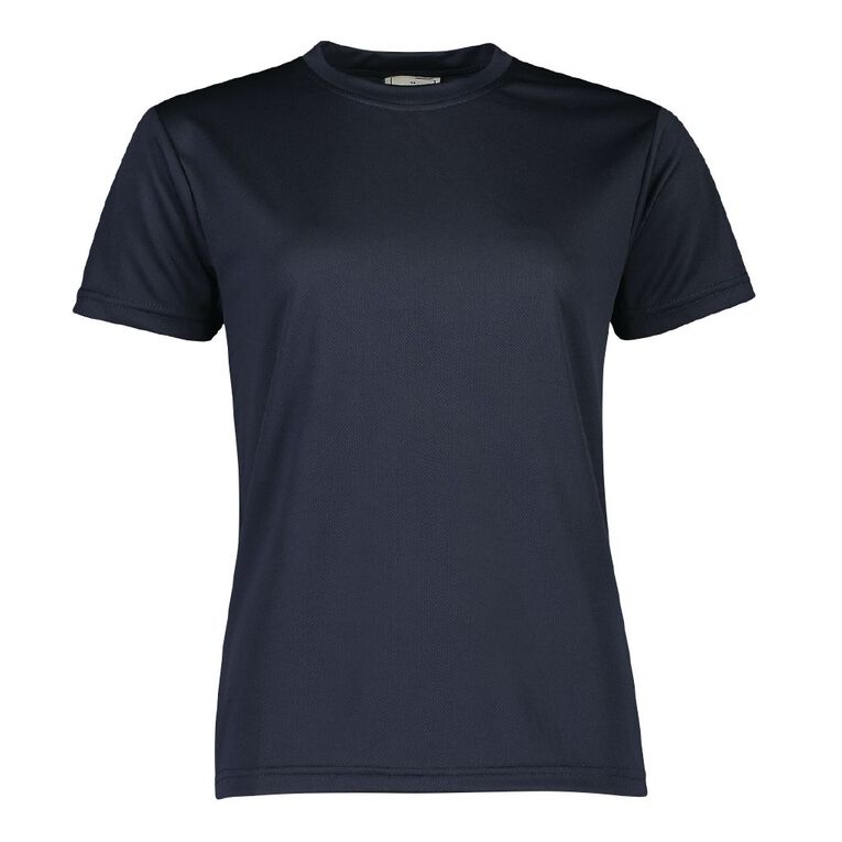 Schooltex Kids' Breezeway Tee, Navy, hi-res