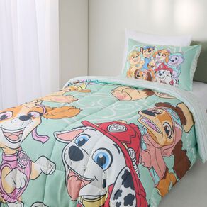 Paw Patrol Comforter Set 2-Piece Multi-Coloured King Single
