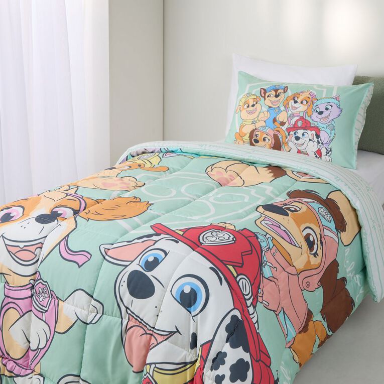 Paw Patrol Comforter Set 2-Piece Multi-Coloured King Single, , hi-res