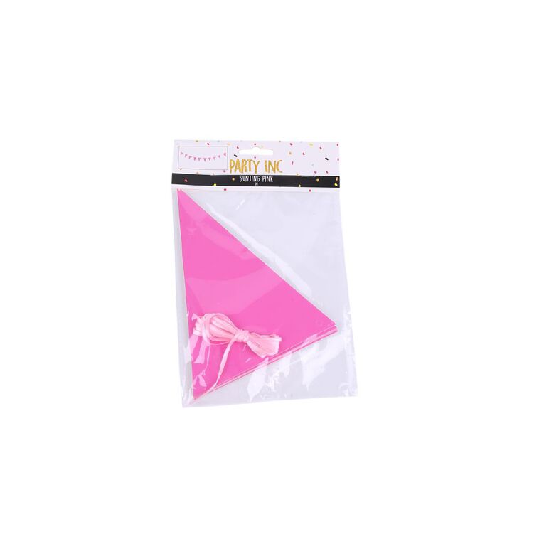 Party Inc Bunting Pink, , hi-res