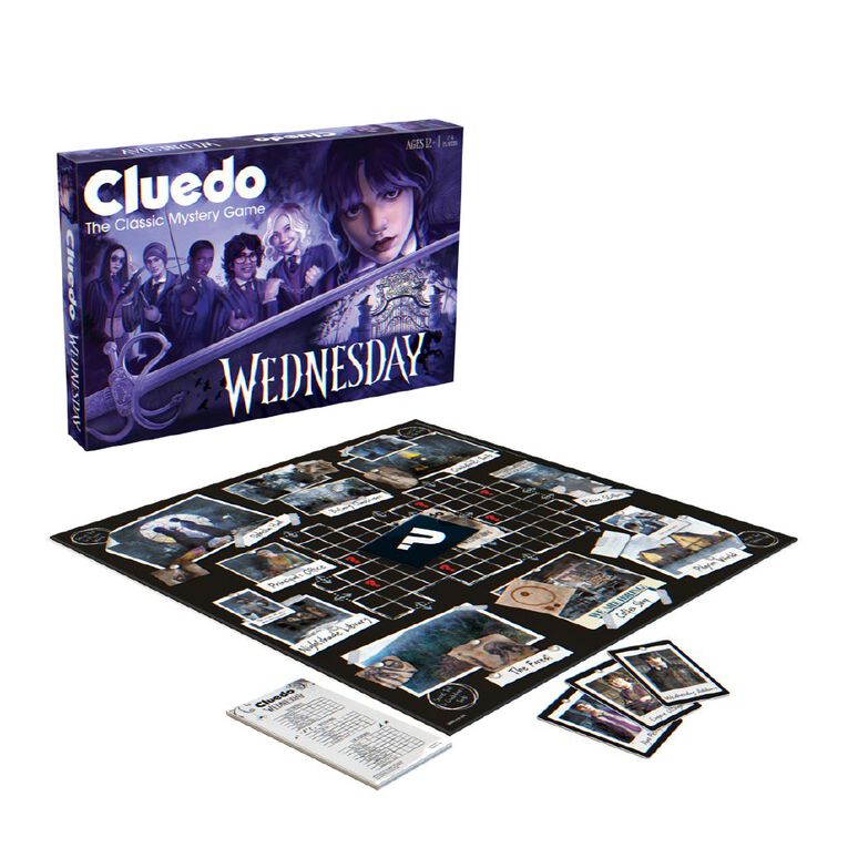 Wednesday Cluedo Game, , hi-res