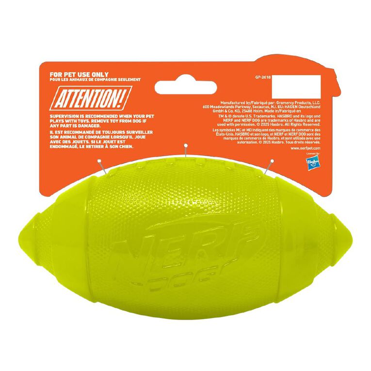 NERF Glow Squeak Football 17.8cm, , hi-res