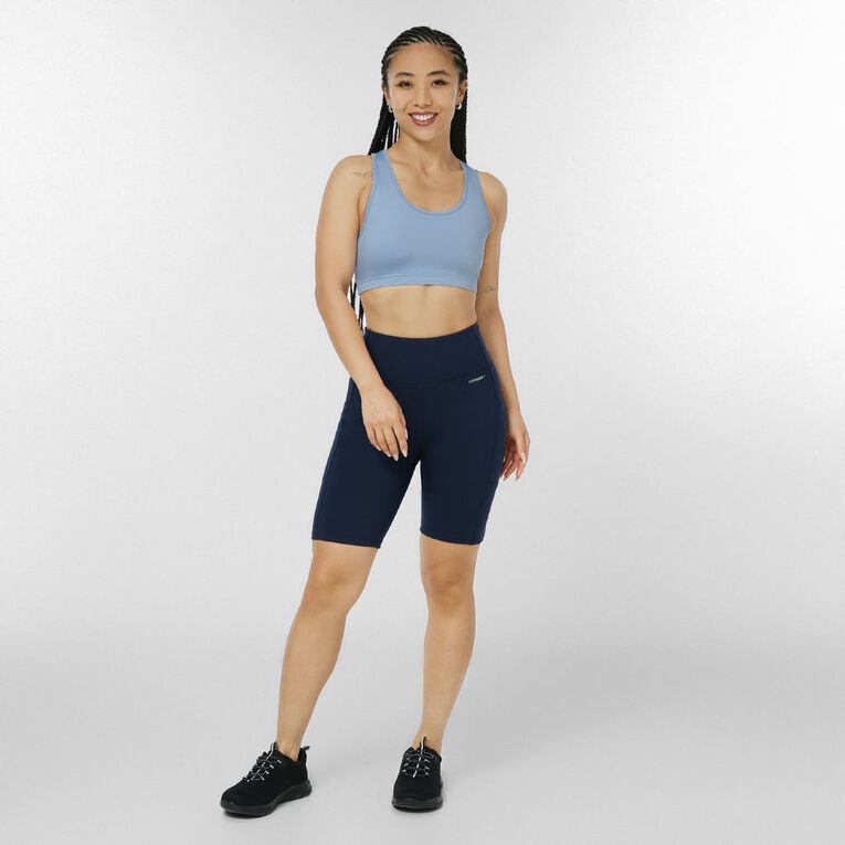 Active Intent Women's Low Impact Crop Top, Blue Light, hi-res