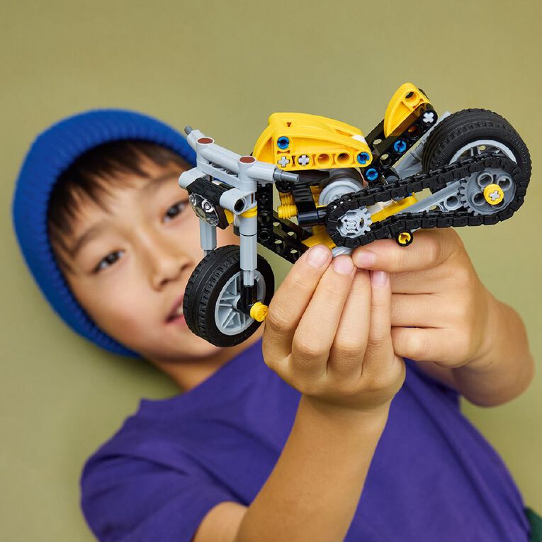LEGO Technic Yellow Motorcycle 42225, , hi-res