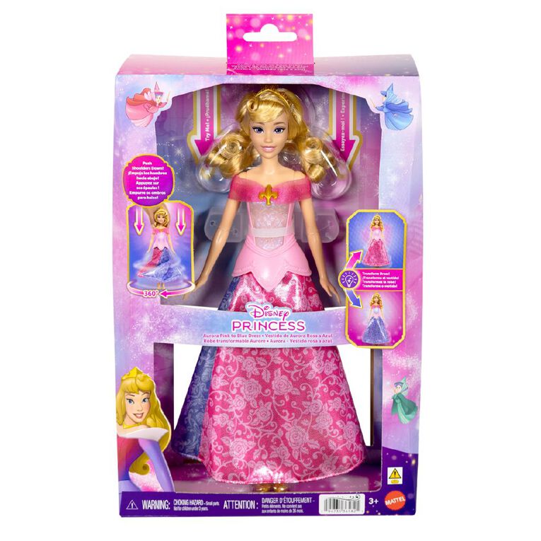 Disney Princess Aurora Transformation Doll, , hi-res