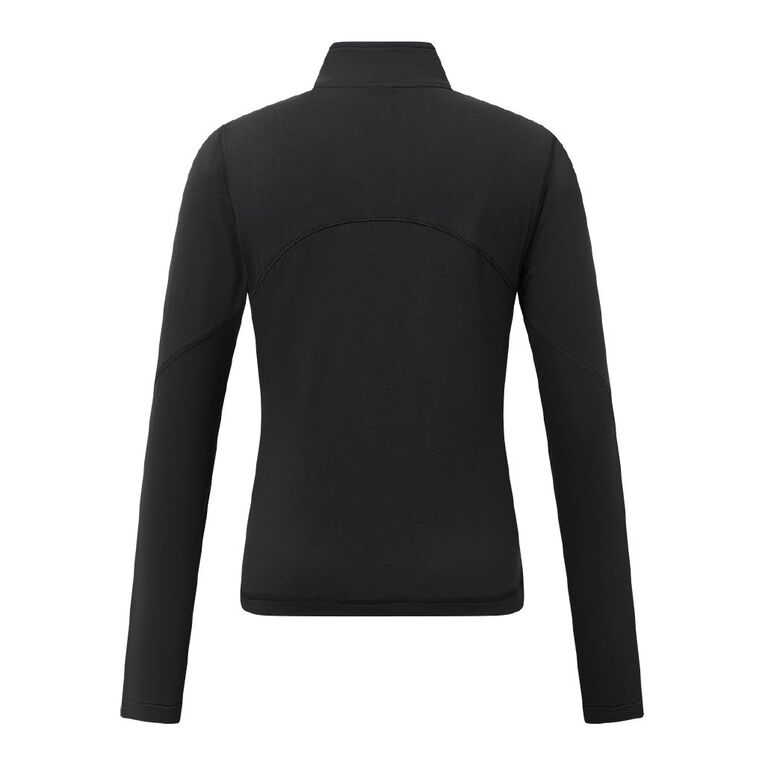 Active Intent Women's Quarter Zip Sweatshirt, Black, hi-res