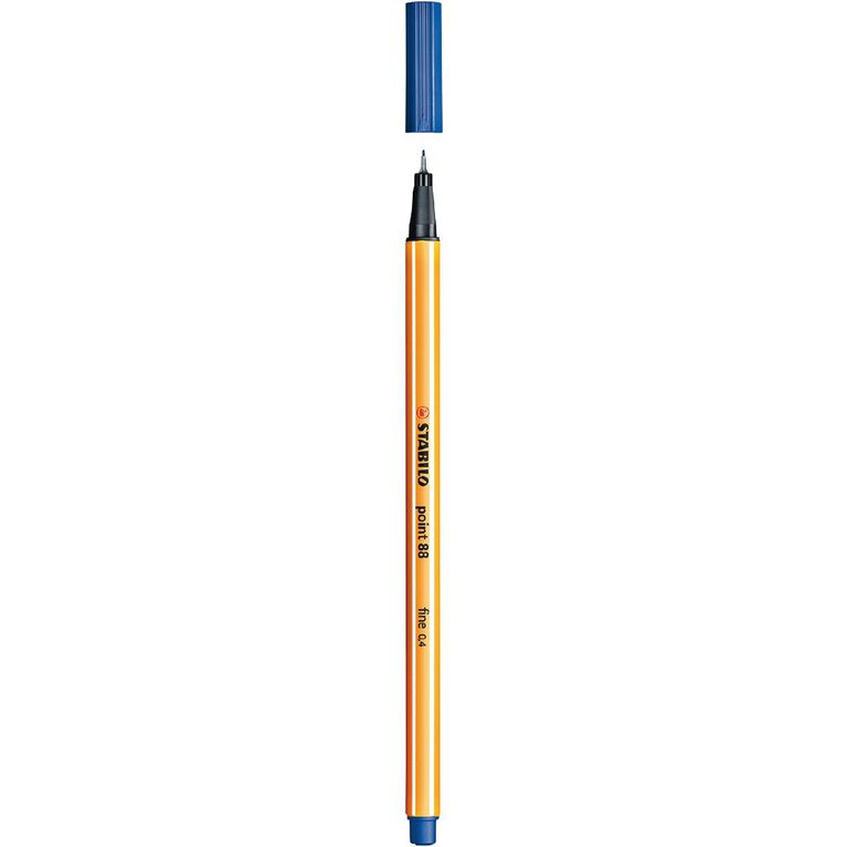 Stabilo Point 88 Fineliner 0.4mm Blue, , hi-res