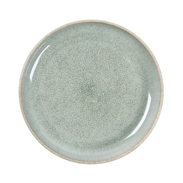 Living & Co Kai Glazed Side Plate Green, , hi-res
