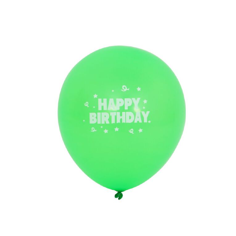 Party Inc Balloons Happy Birthday 25cm, , hi-res
