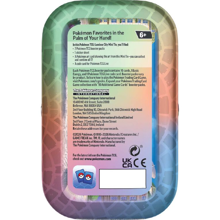 Pokemon Lumiose City Mini Tin LIMIT 2 per Customer Assorted, , hi-res