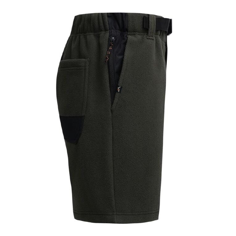 Back Country Adults' Bonded Fleece Shorts, Green Dark, hi-res