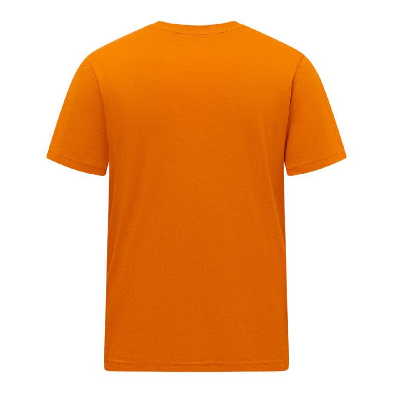 H&H Men's Regular Fit Crew Neck Tee, Orange Dark, hi-res