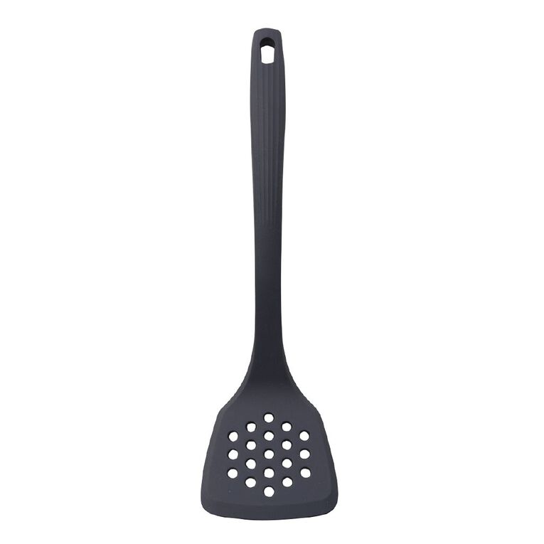 Living & Co SoftFlex Slotted Turner Charcoal, , hi-res