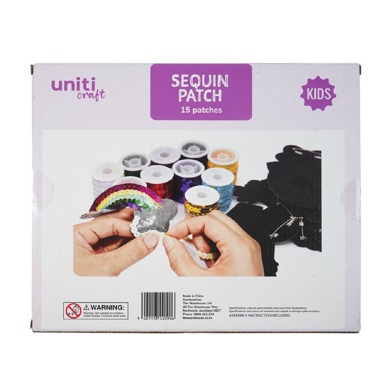 Uniti Sequin Patch 15 Pack, , hi-res