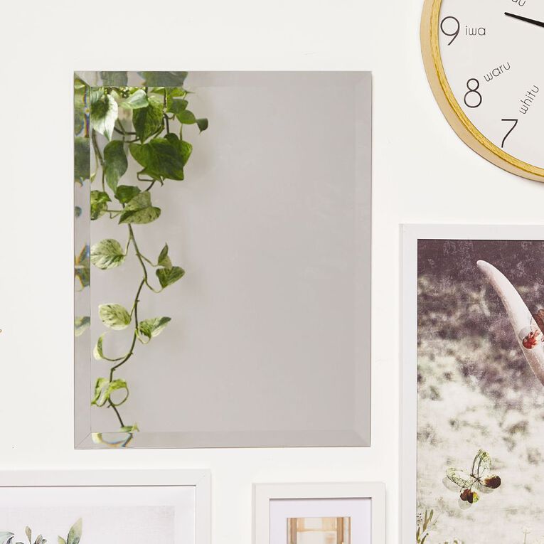 Living & Co Frameless Everyday Mirror 40cm x 50cm, , hi-res